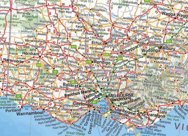 HEMA Australia Large Map