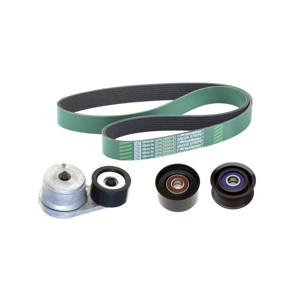 Gates FleetRunner HD ABDS Serpentine Belt Kit 150K-38506HDD