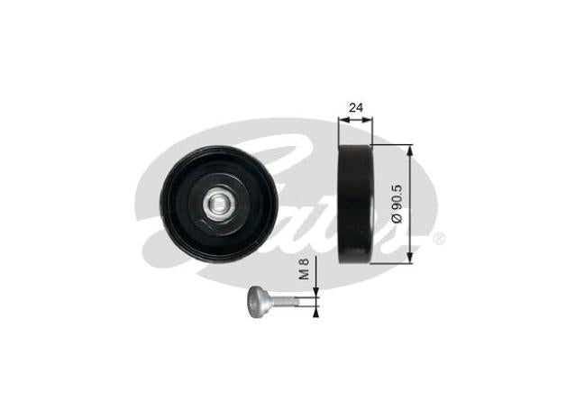 Gates ABDS Idler Pulley 36251
