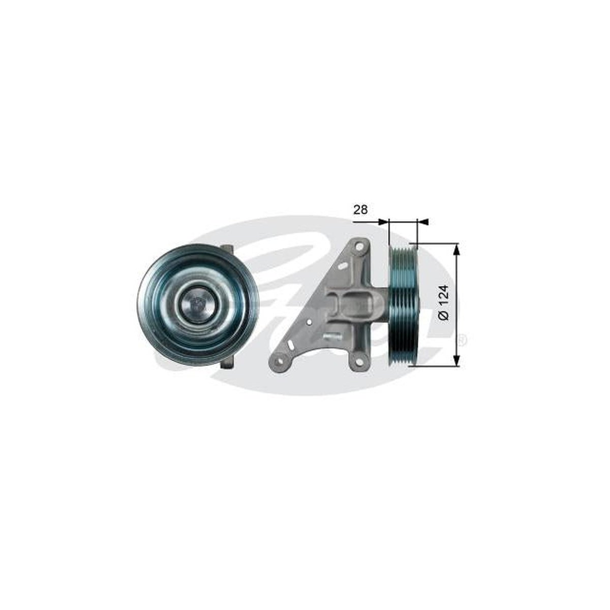 Gates Engine Idler Pulley 36427