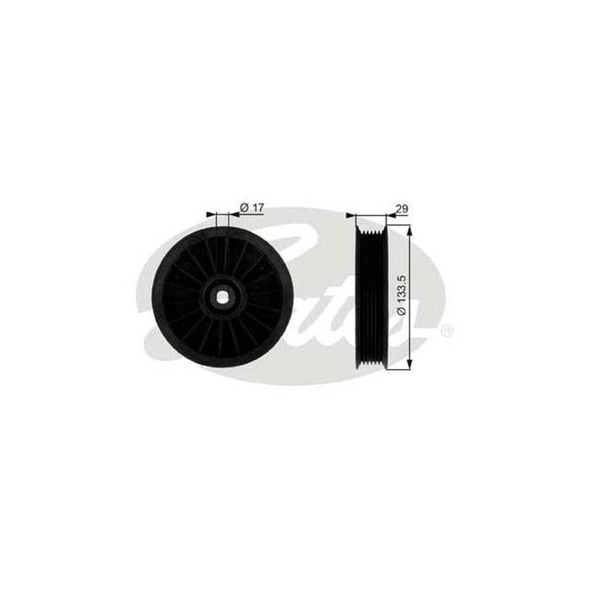 Gates ABDS Idler Pulley 38034