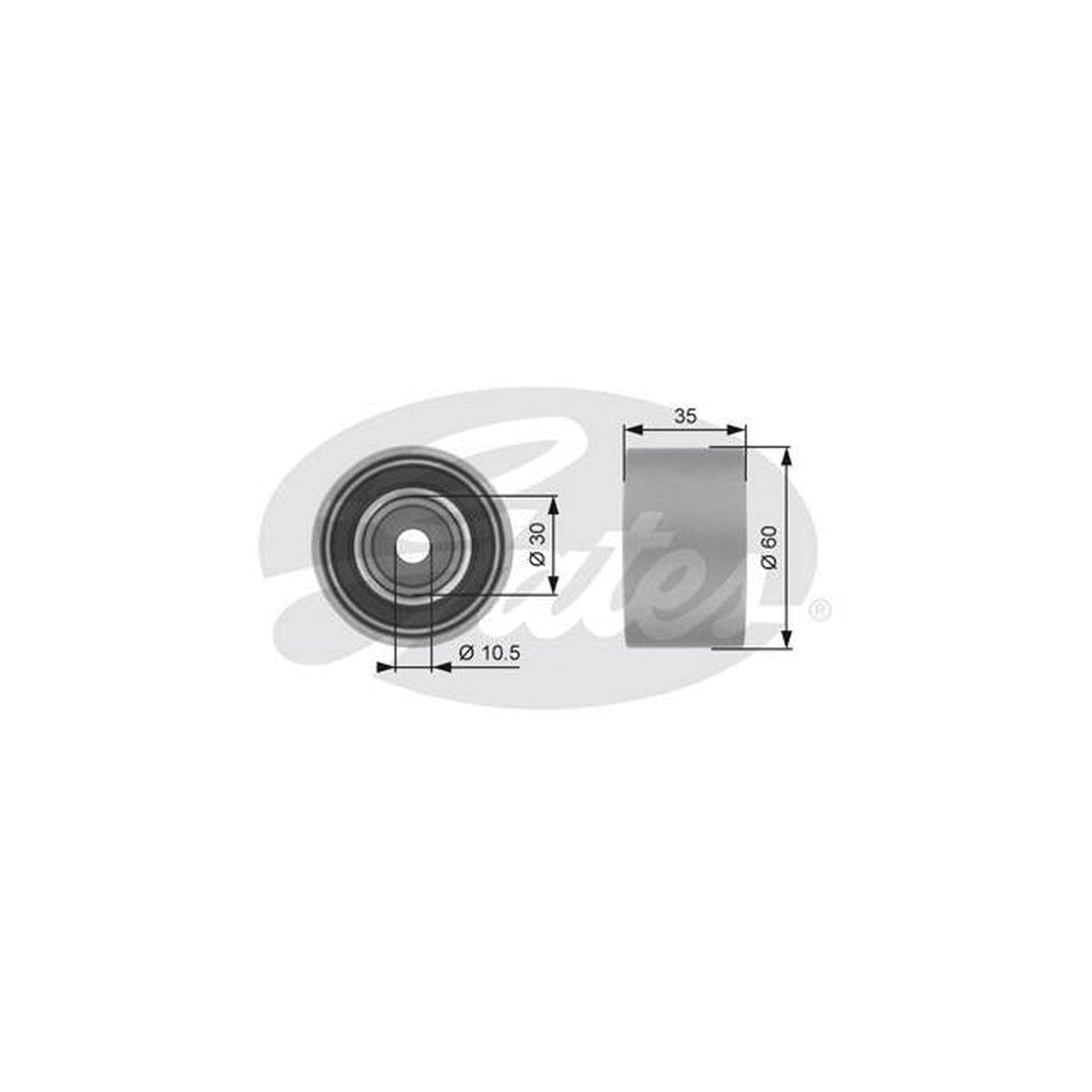 Gates Timing Belt Idler Pulley T42194