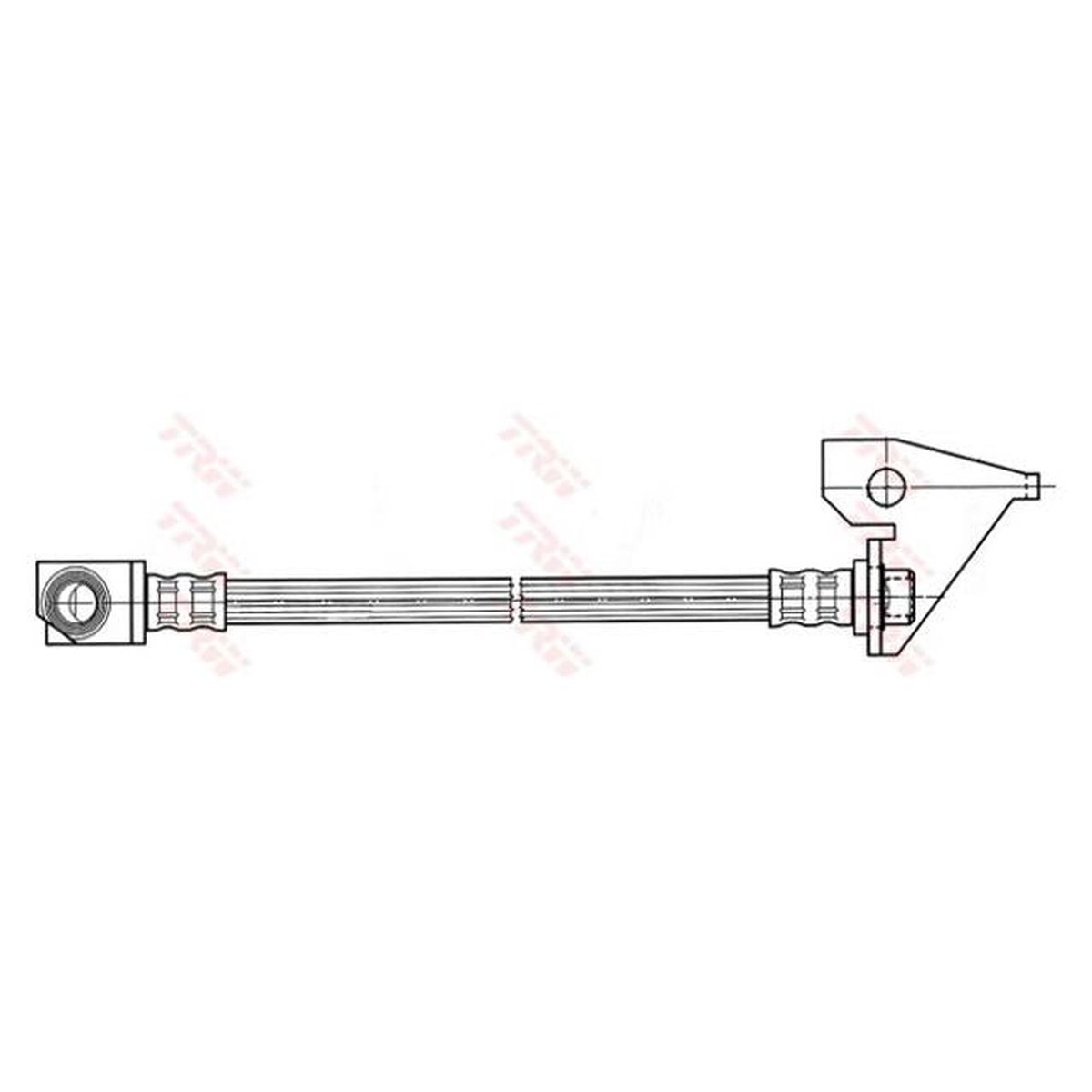 TRW Brake Hose Front RH PHD775