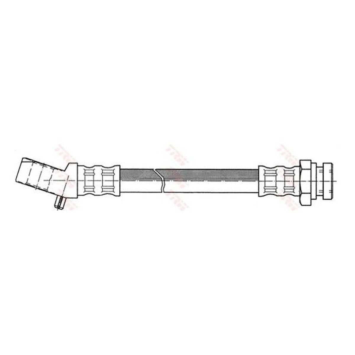 TRW Brake Hose Rear PHD786