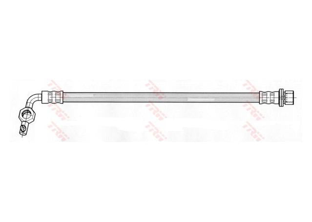 TRW Brake Hose Rear PHD932
