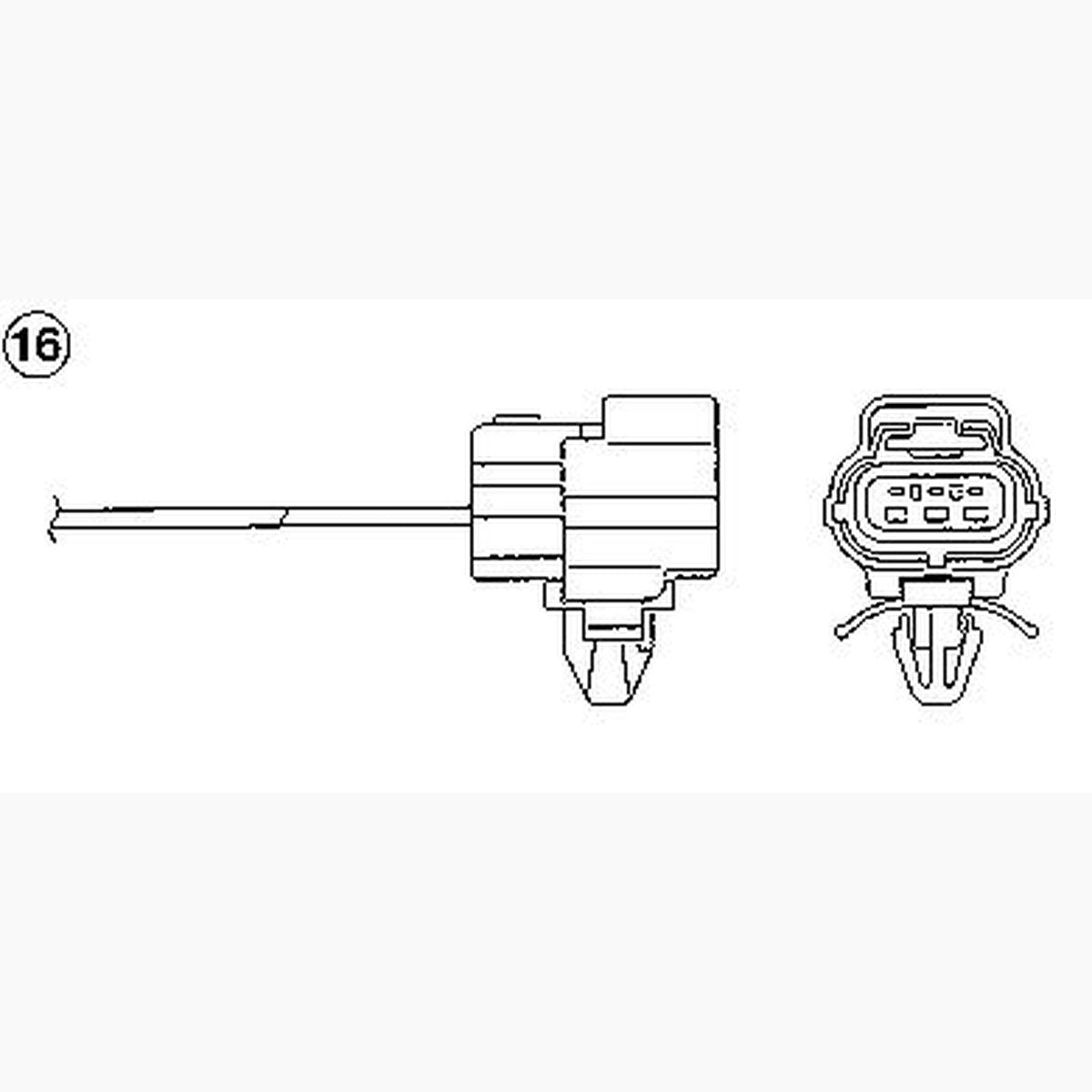 NTK Oxygen Lambda Sensor OZA731-F3