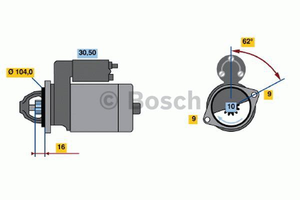 Bosch Starter Motor BXF456