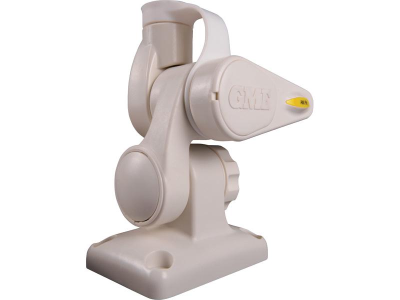GME Double Swivel Antenna Base White