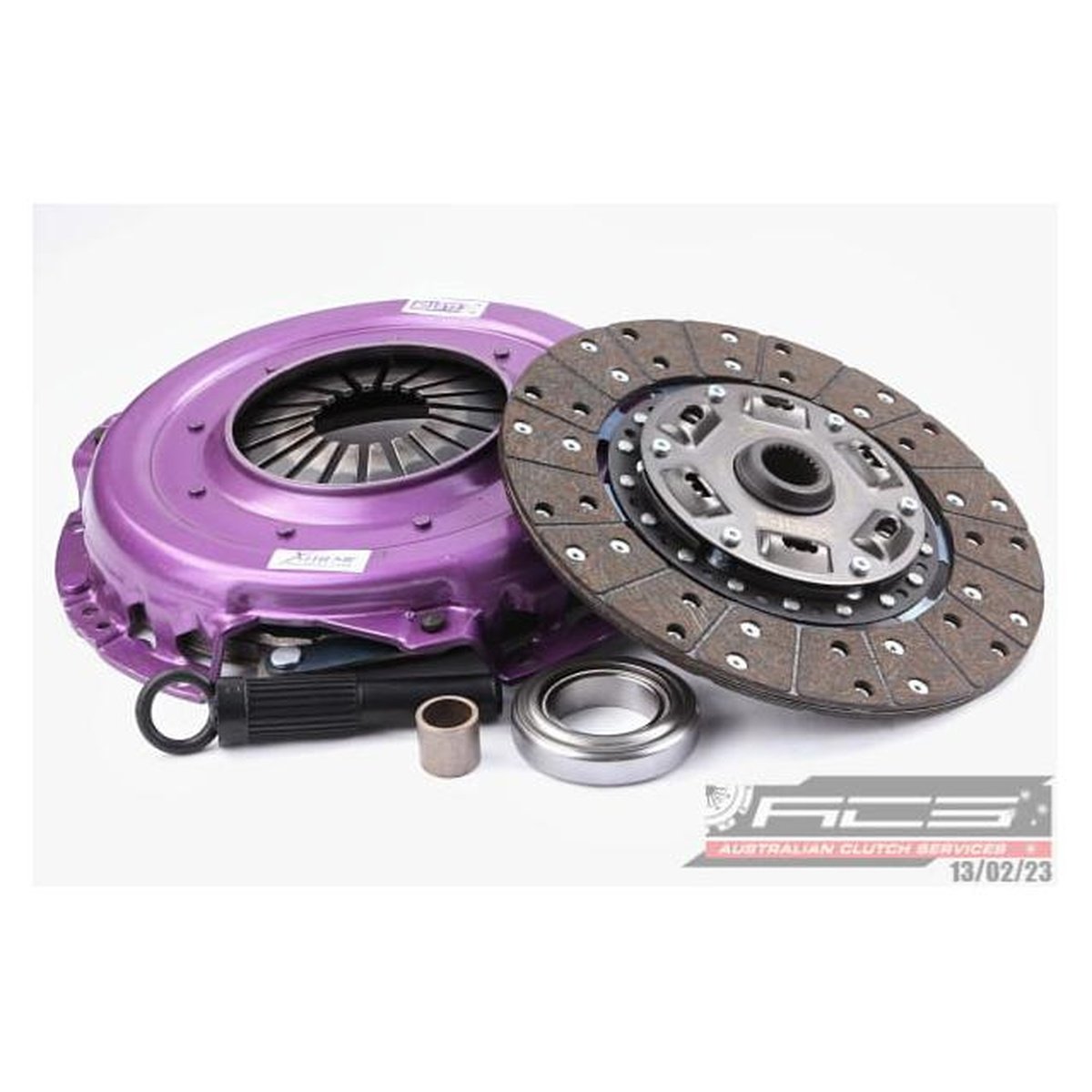 Xtreme Clutch Kit HD Organic Twin To Single Plate Conversion KCY25003-1A