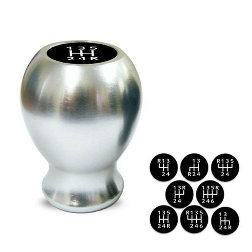 Autotecnica Billet Aluminium Dome Gear Knob Silver GK-A033S