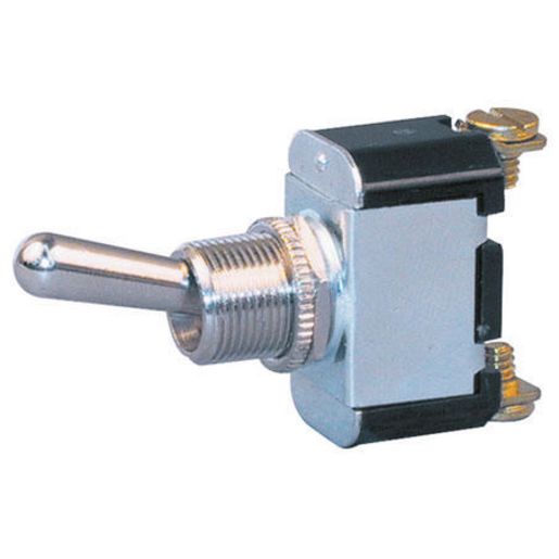 Cole Hersee Toggle Switch Spst Off/Momentary On Screw Terminals 55020BL