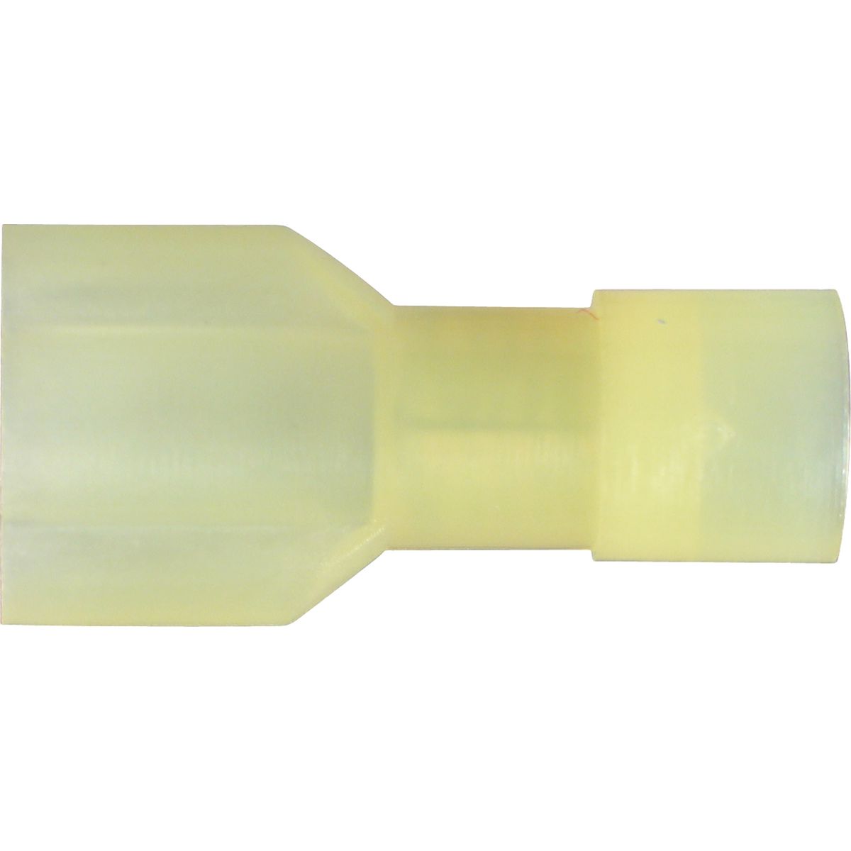 OEX Crimp Terminal Male Blade Yellow 6.3mm Polycarbonate (50 Pack) ACX3002