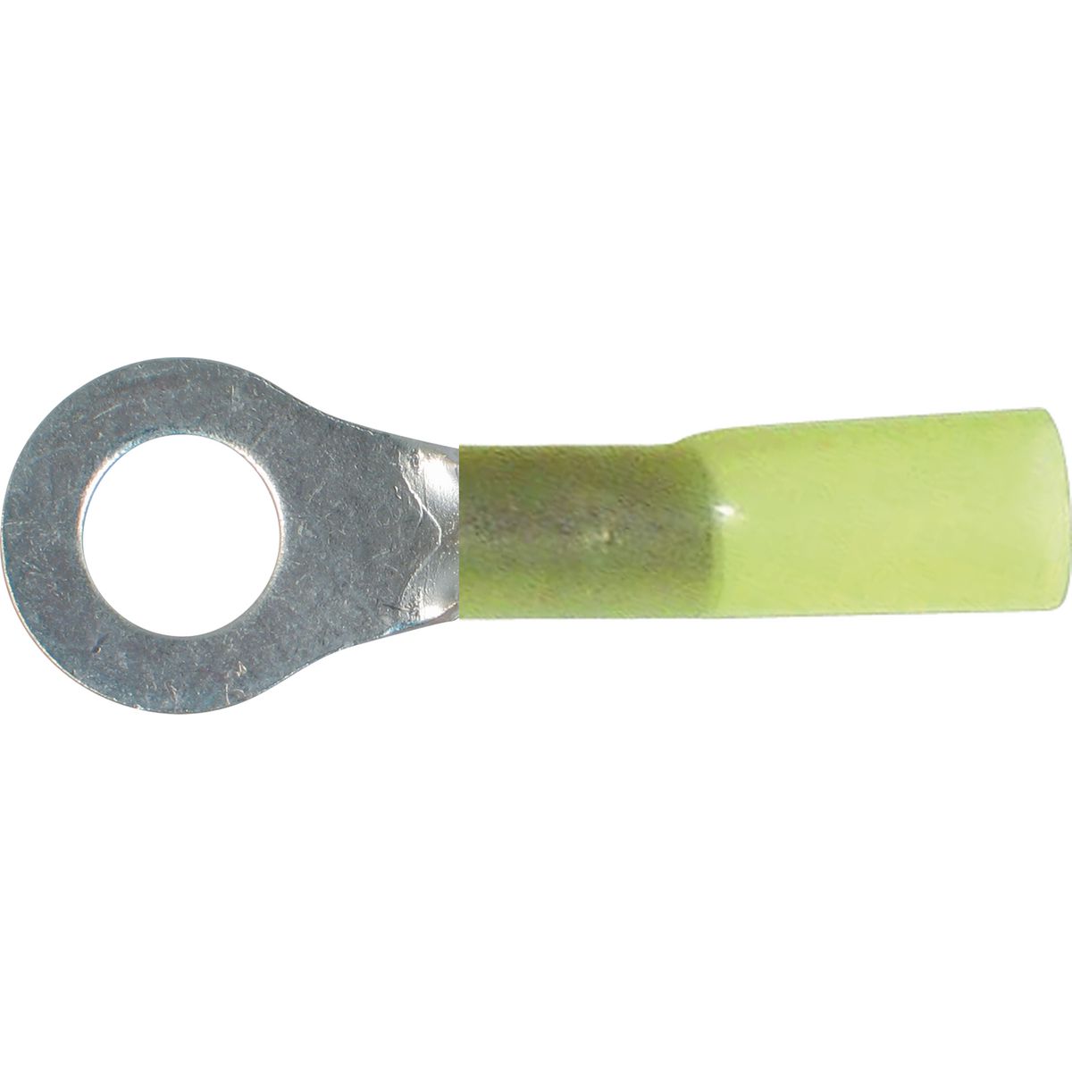 OEX Crimp Terminal Ring Yellow Id 6.3mm Heat Shrinkable 50 Pce ACX3185