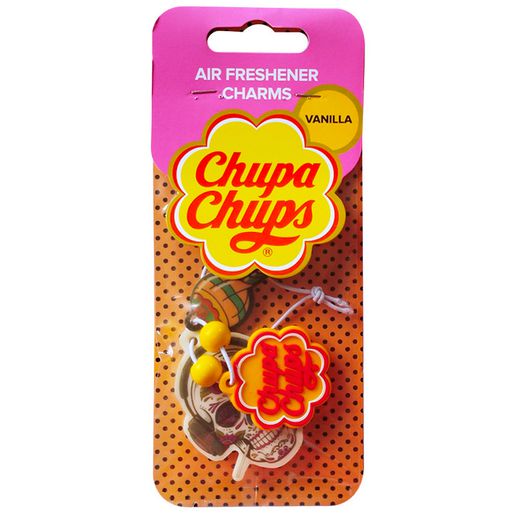 Chupa Chups Car Air Freshener Charms Sucker Skull Vanilla Fragarence 3402313