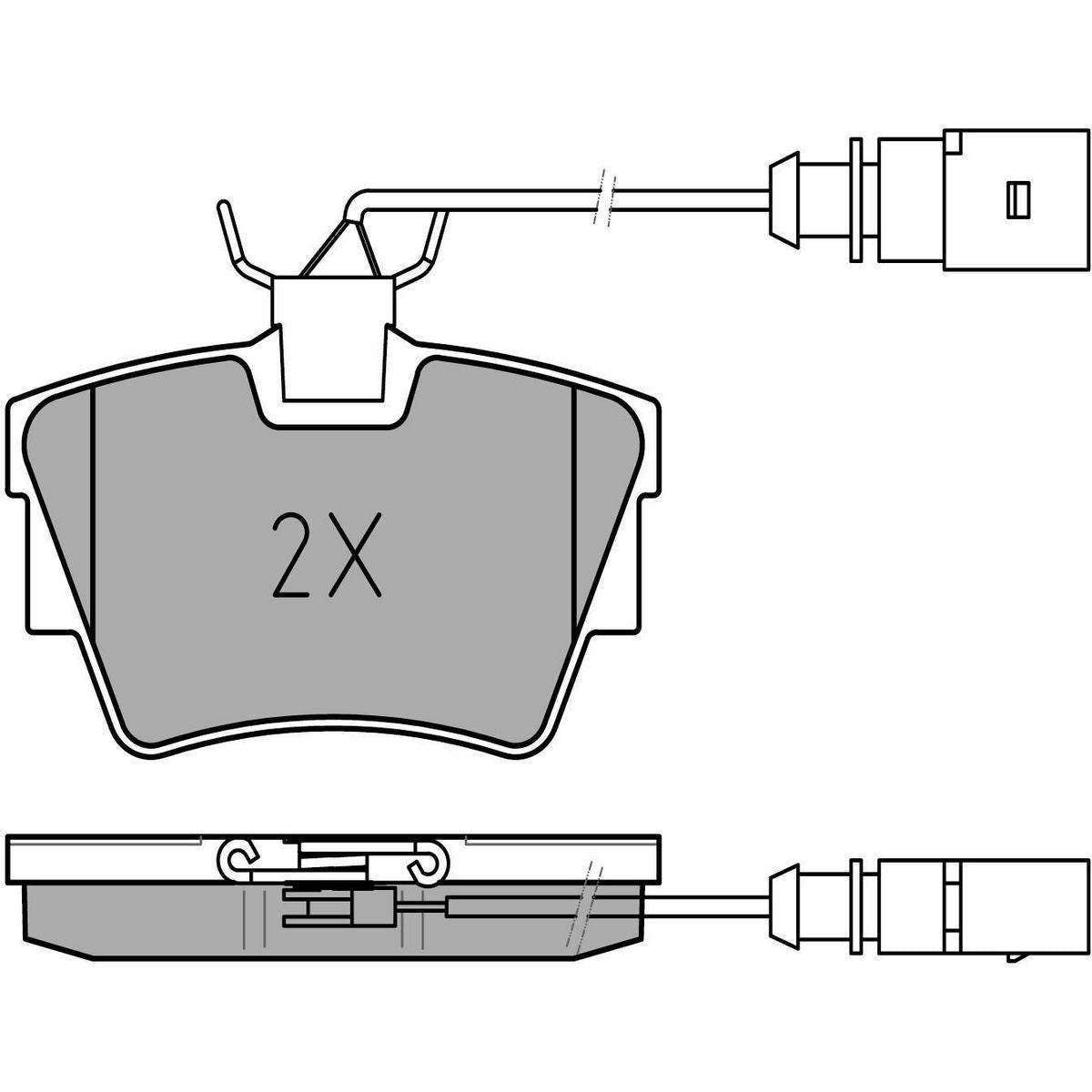 MEYLE Brake Pad Set 025 232 2416/W