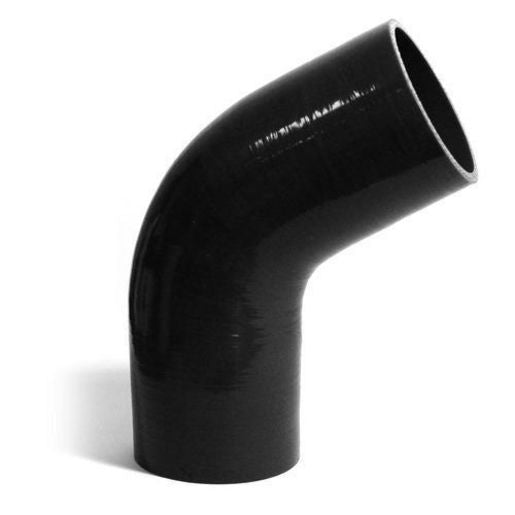 SAAS Silicone 67 Degree Hose 76 x 76mm Black SSH677676