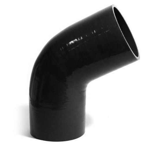 SAAS Silicone 67 Degree Hose 89 x 89mm Black SSH678989