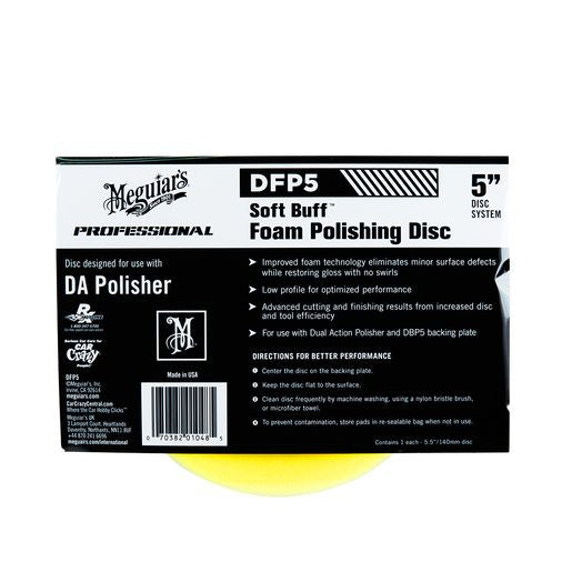 Meguiars Soft Buff Foam Polishing Disc 5.5inch 140mm DFP5