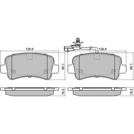 RDA Phantom Ceramic Brake Pad Set RDC2227