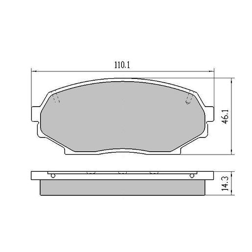 RDA Phantom Ceramic Brake Pad Set Front RDC1178