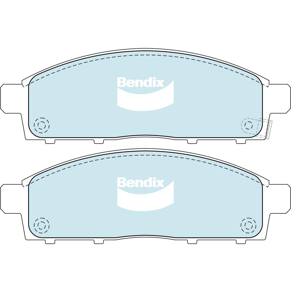 Bendix Ultimate Brake Pad Set Front DB1774 ULT
