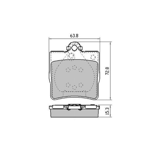 RDA Phantom Ceramic Brake Pad Set Rear RDC1428