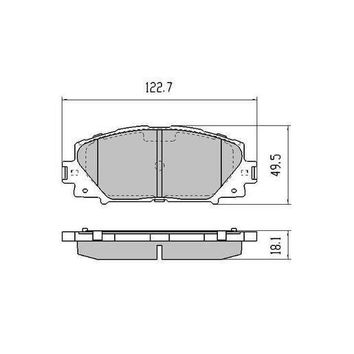 RDA Phantom Ceramic Brake Pad Set Front RDC2009
