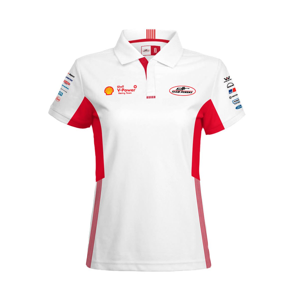 Shell V-Power Racing Team Polo White Women Size 14 SVP20.PW104