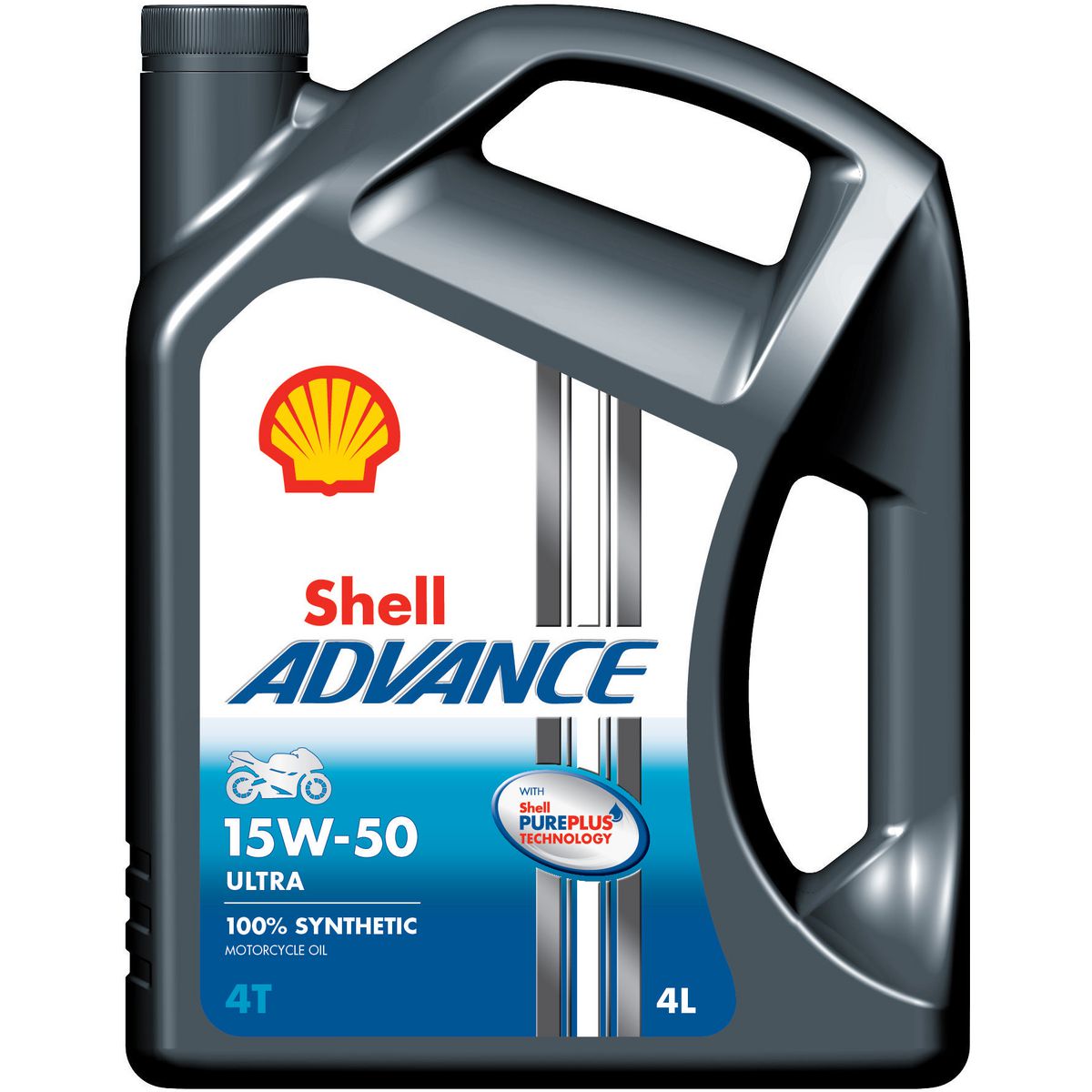 Shell Advance 4T Ultra 15W50 Oil SN/MA2 4L