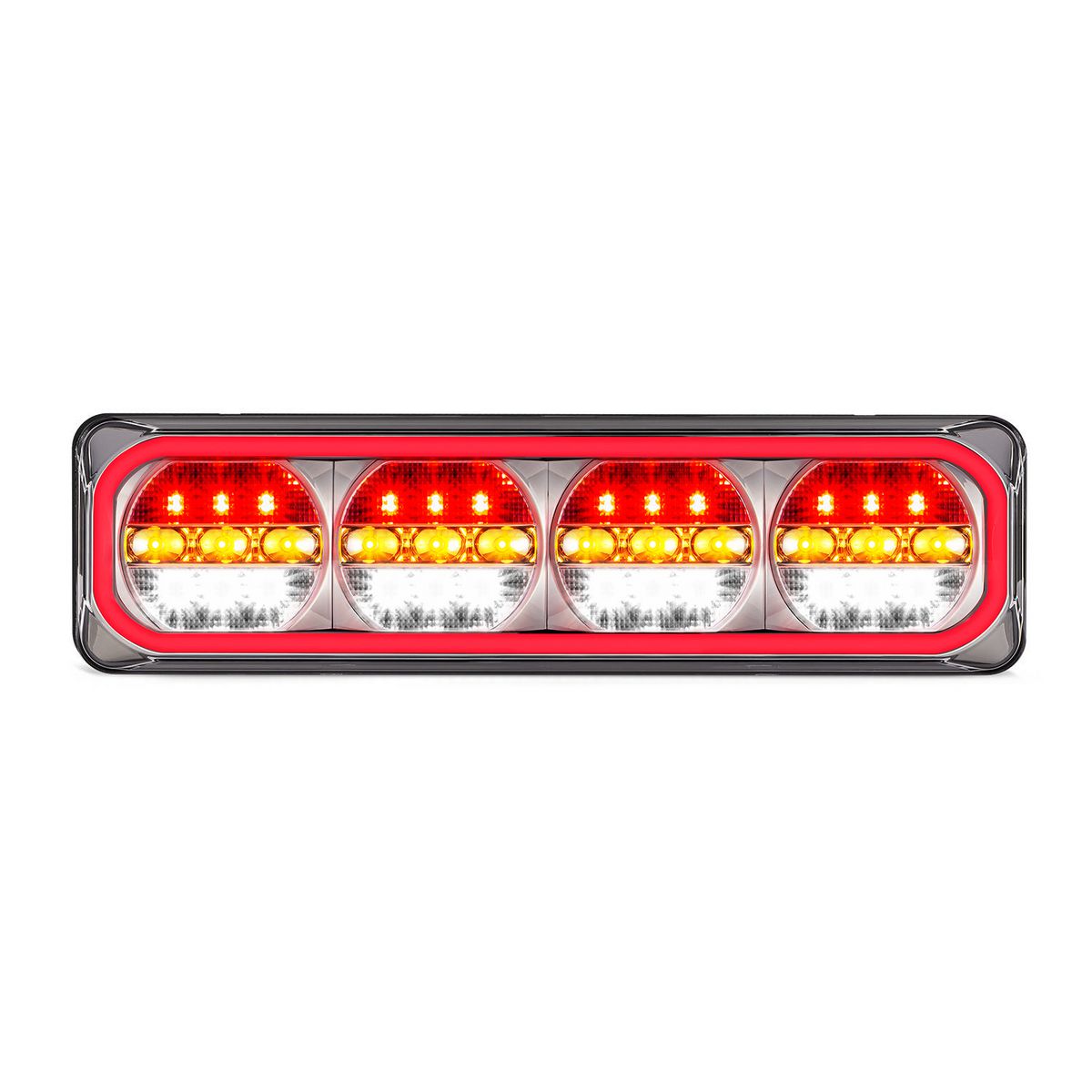 LED Autolamps Stop/Tail/Indicator/Reverse LED Light LHS 7 Core Plug 385ARWMLCSB