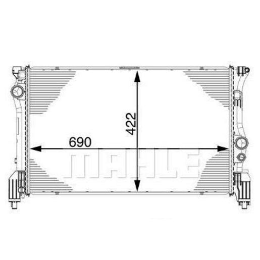 MAHLE Radiator CR 931 000P