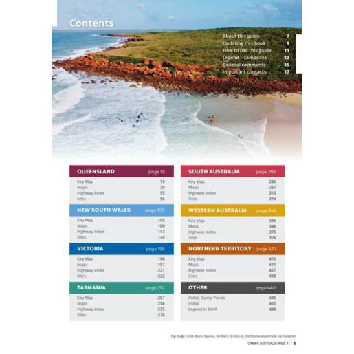 HEMA Camps 11 Australia Wide Map