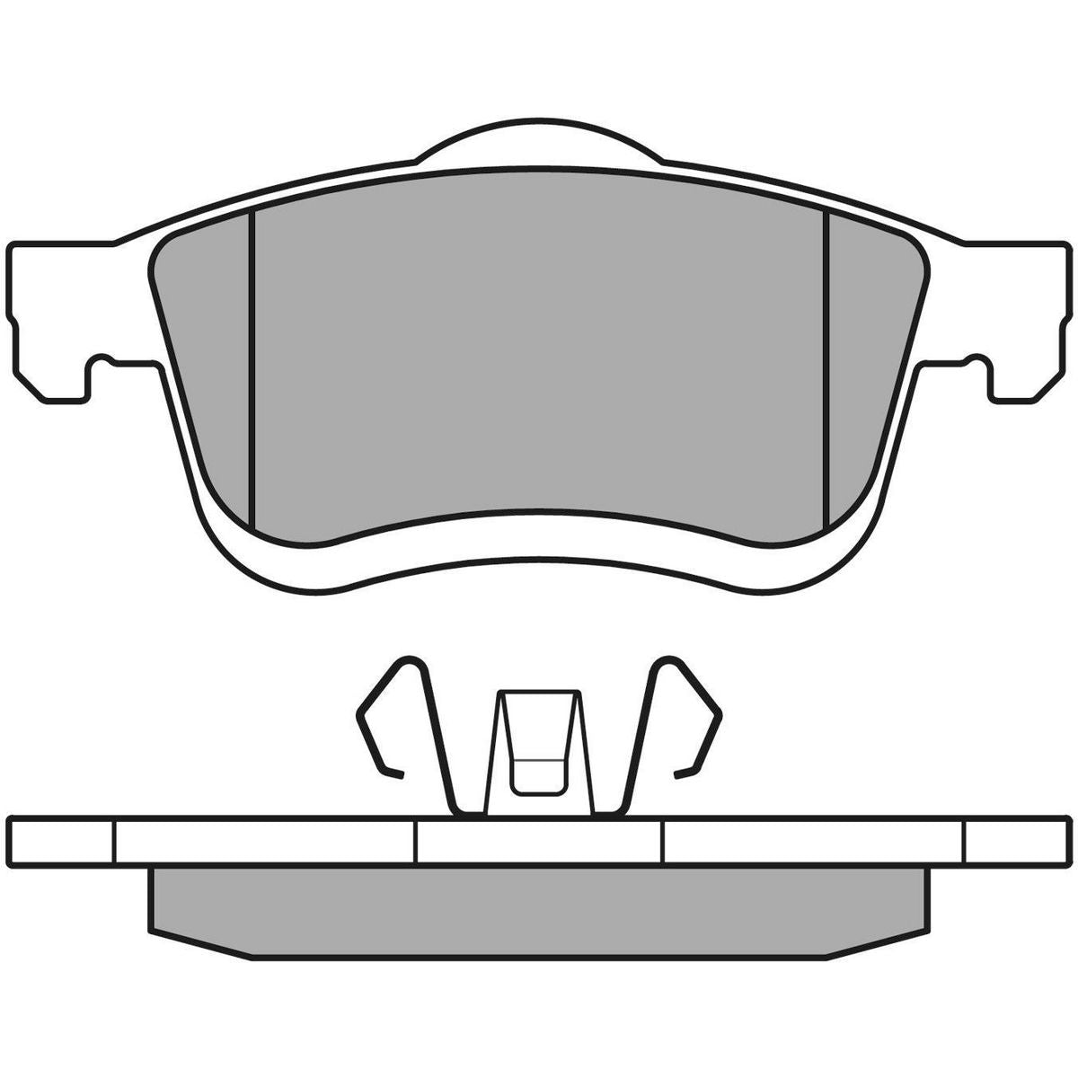 MEYLE Original Brake Pad Set Front 025 247 2720/W