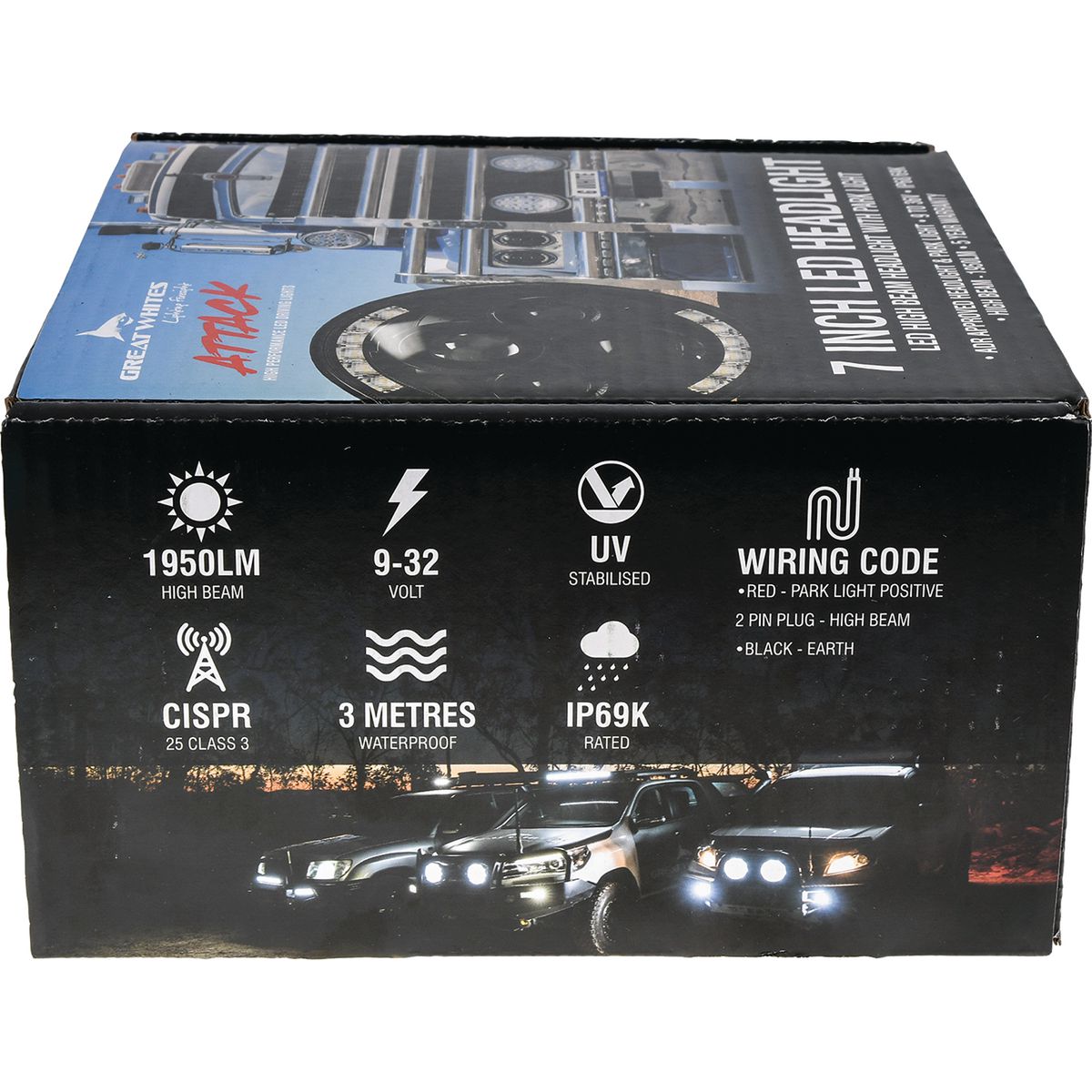 Great Whites LED Headlight High Beam GWF1010