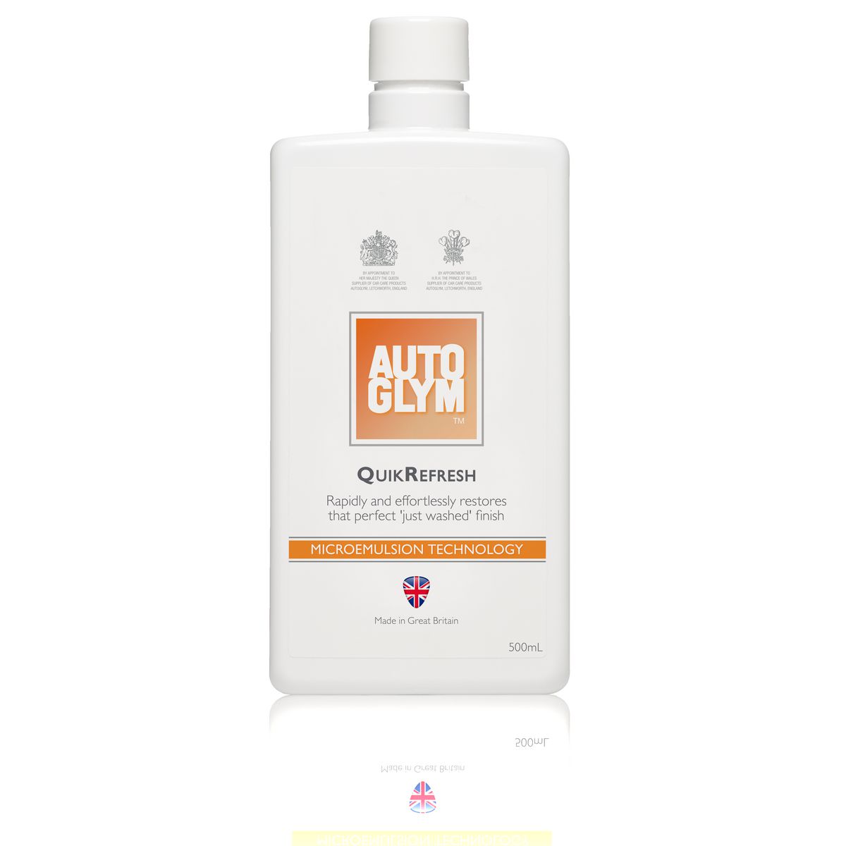 Autoglym QuikRefresh Rinseless Car Wash Microemulsion 500ml AURQR500