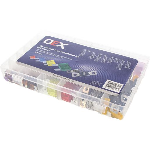 OEX Ultimate Fuse Assortment Kit - 388 Pieces ACX1739