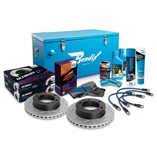 Bendix Ultimate 4x4 Brake Upgrade Kit Front (Suits 4"" Lift) U4WD-BUK6+4