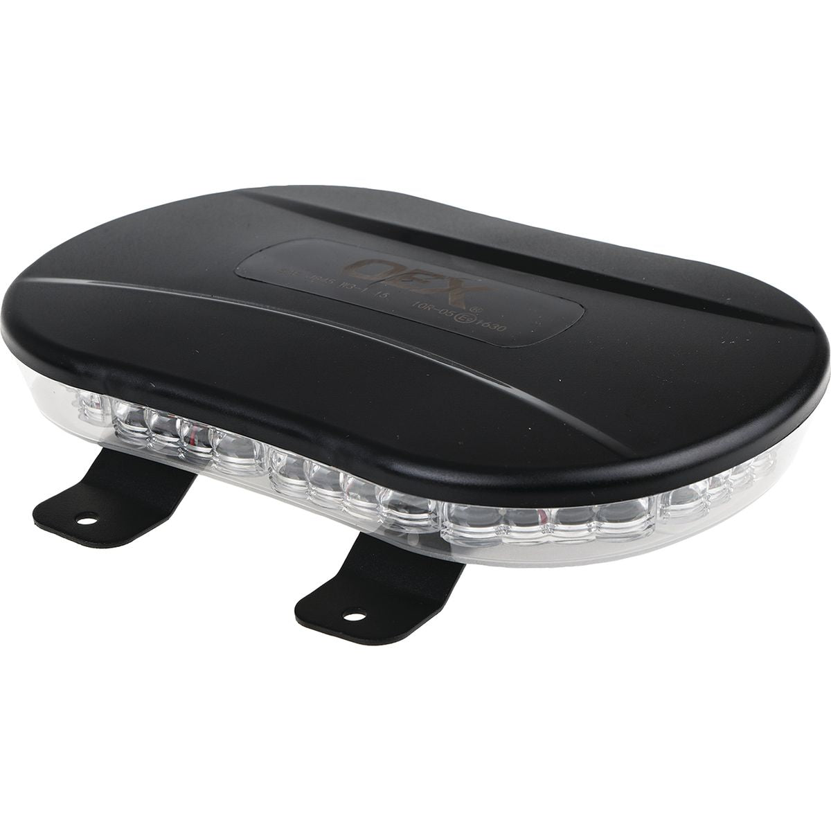 OEX 12/24V Low Profile Minibar Amber LED Clear Lens Bracket Mount ACX5734