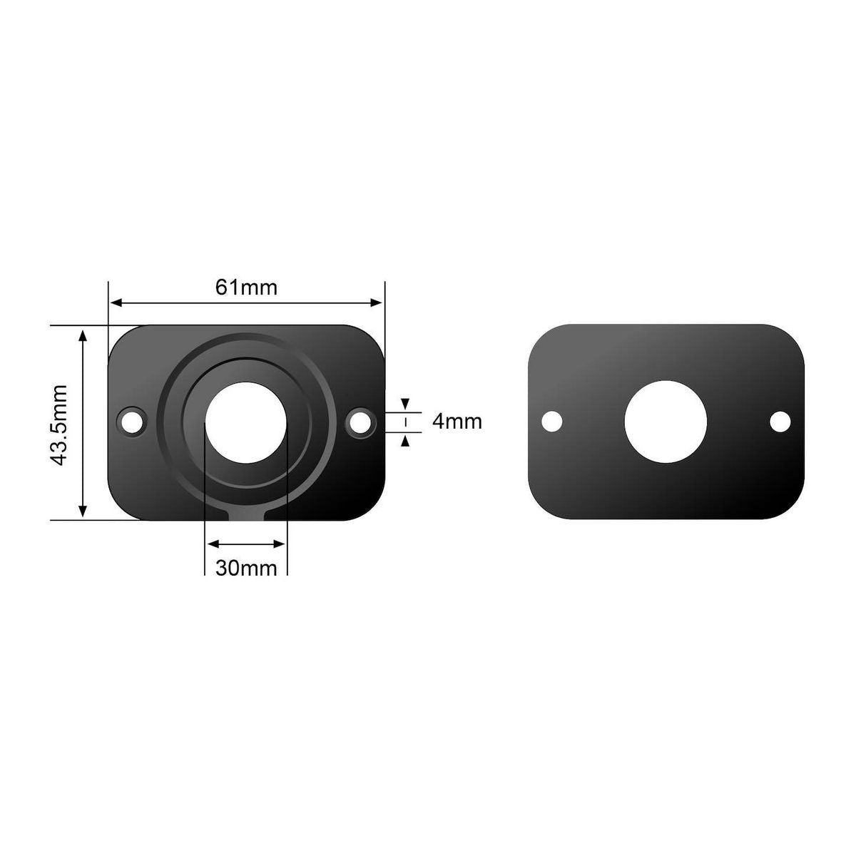 STEDI Single 4X4 Flush Mount