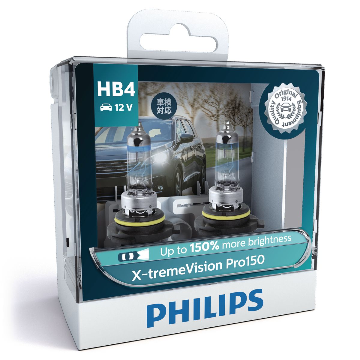 Philips X-TremEVision Pro150 Globes Pair Hb4 9006 12V 51W P22D S2 9006XVPROS2