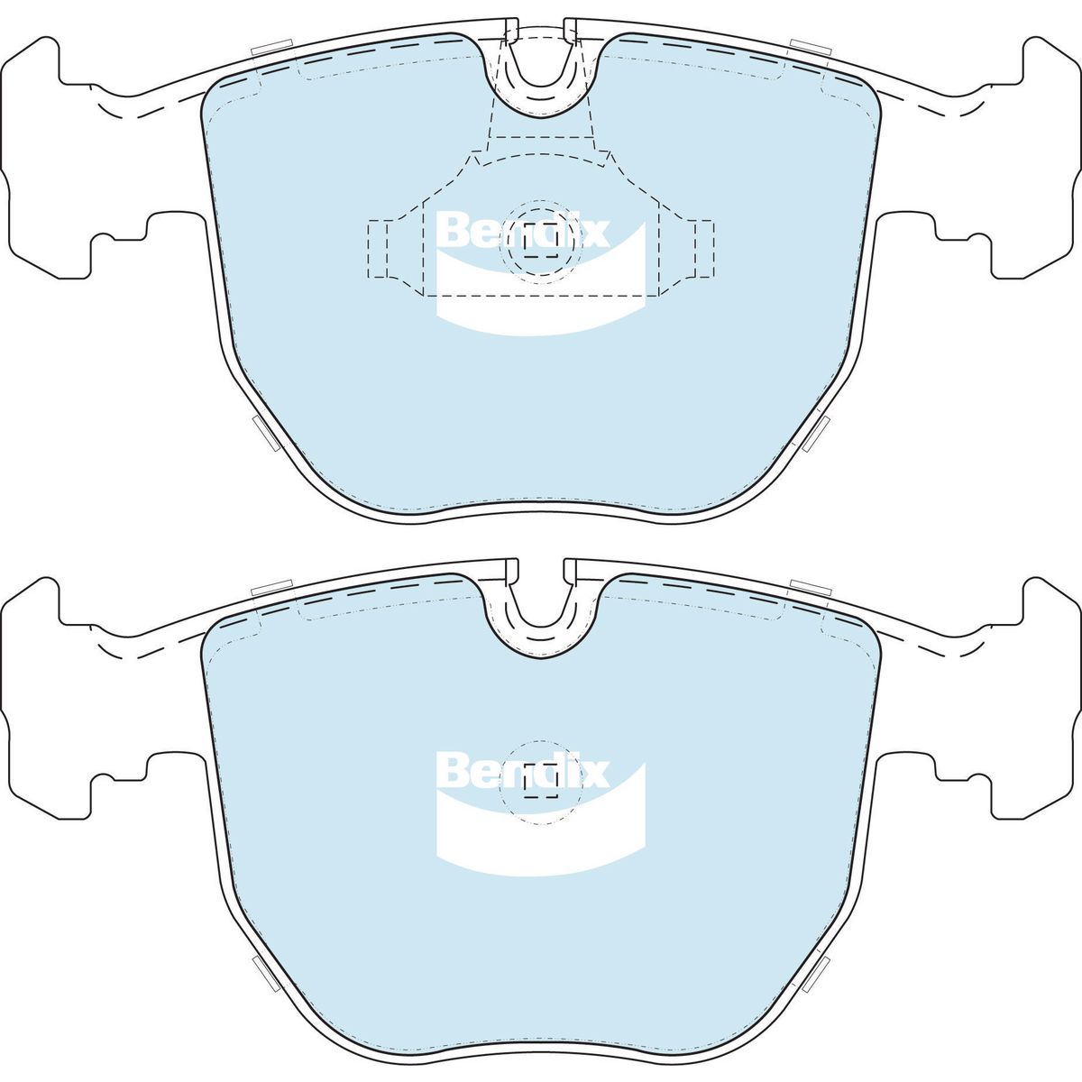 Bendix Ultimate+ Brake Pad Set Front DB1409 ULTPLUS