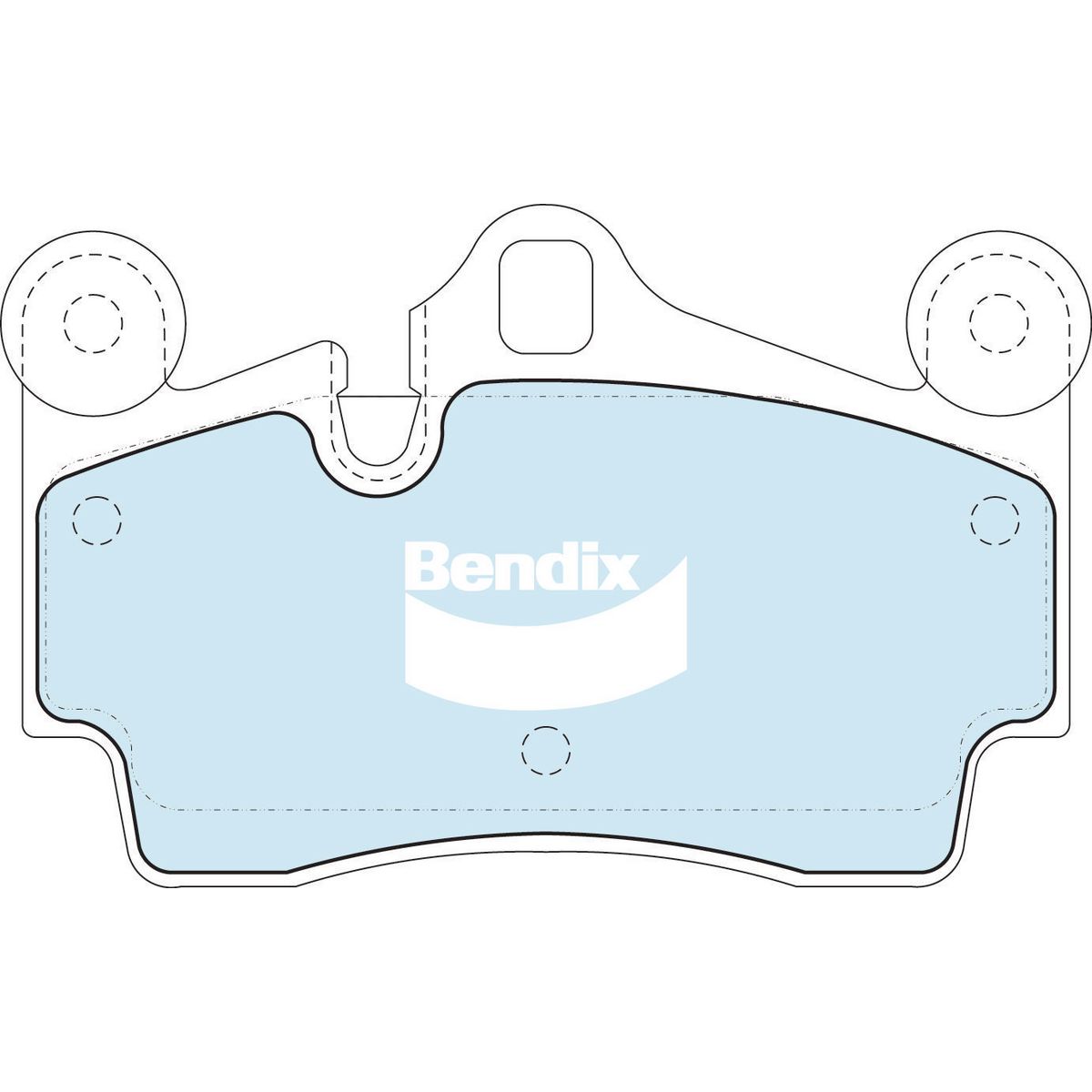 Bendix Ultimate+ Brake Pad Set Front DB1677 ULTPLUS