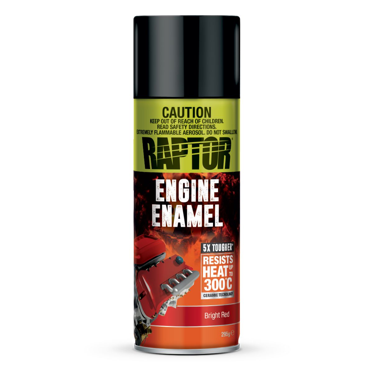Raptor Engine Paint Enamel Bright Red 295G REEBR/AL