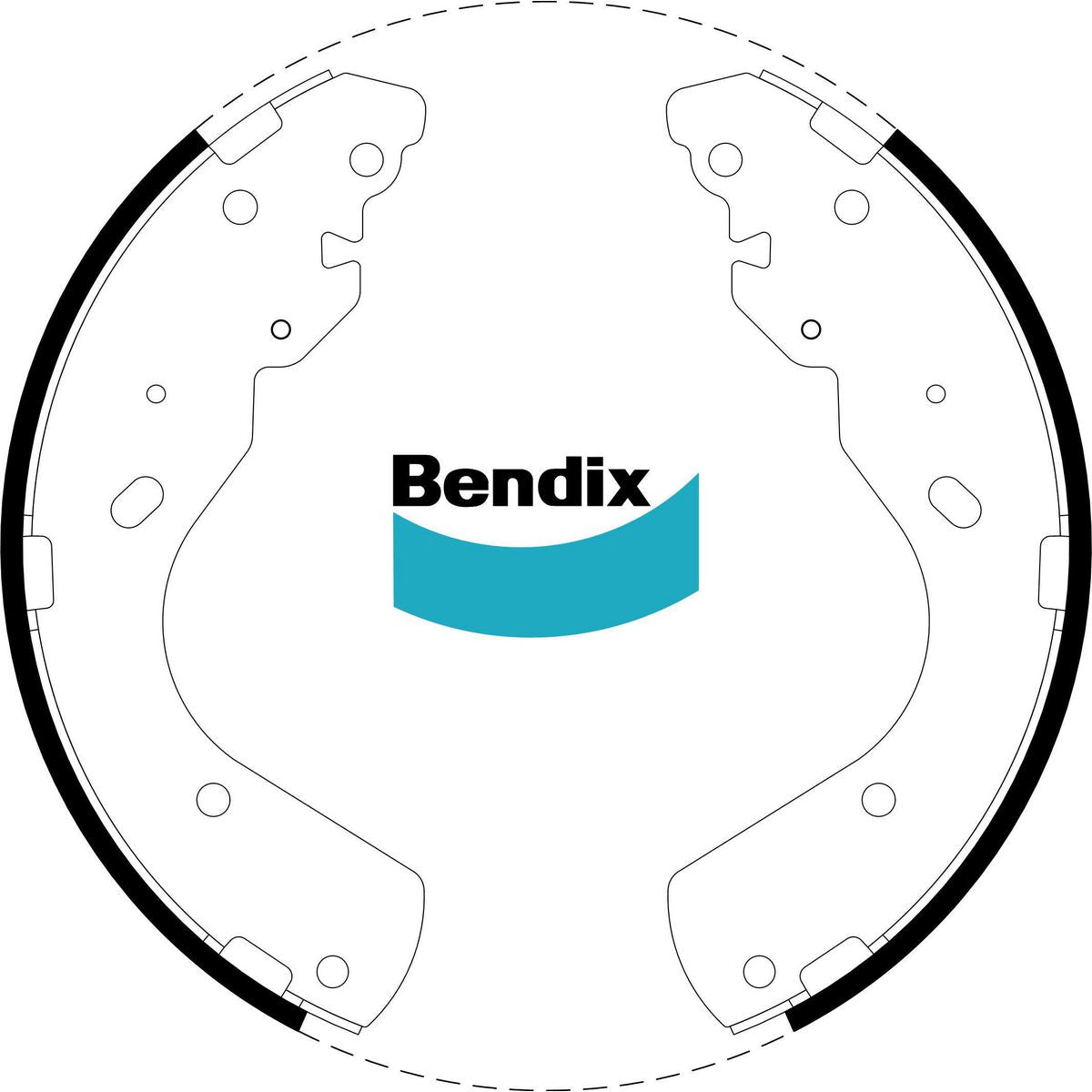 Bendix Ultimate 4WD Brake Shoe Set Rear BS1769 ULT4WD