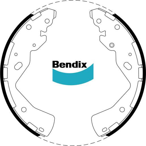 Bendix Ultimate 4WD Brake Shoe Set Rear BS5238 ULT4WD