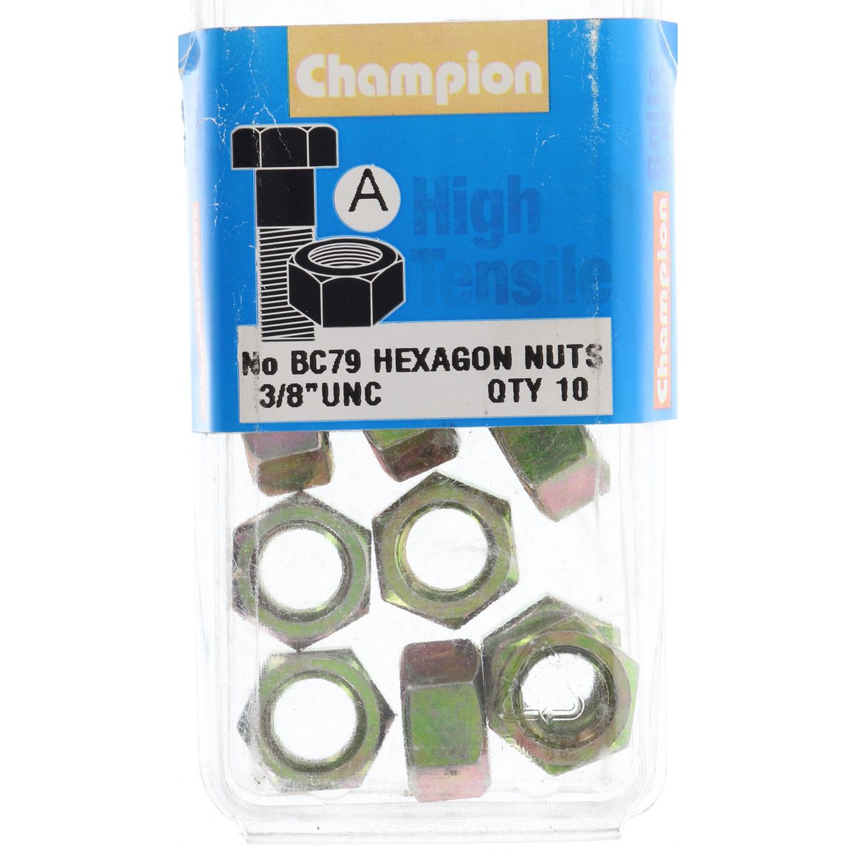 Champion Nut Pack UNC 3/8 BC79
