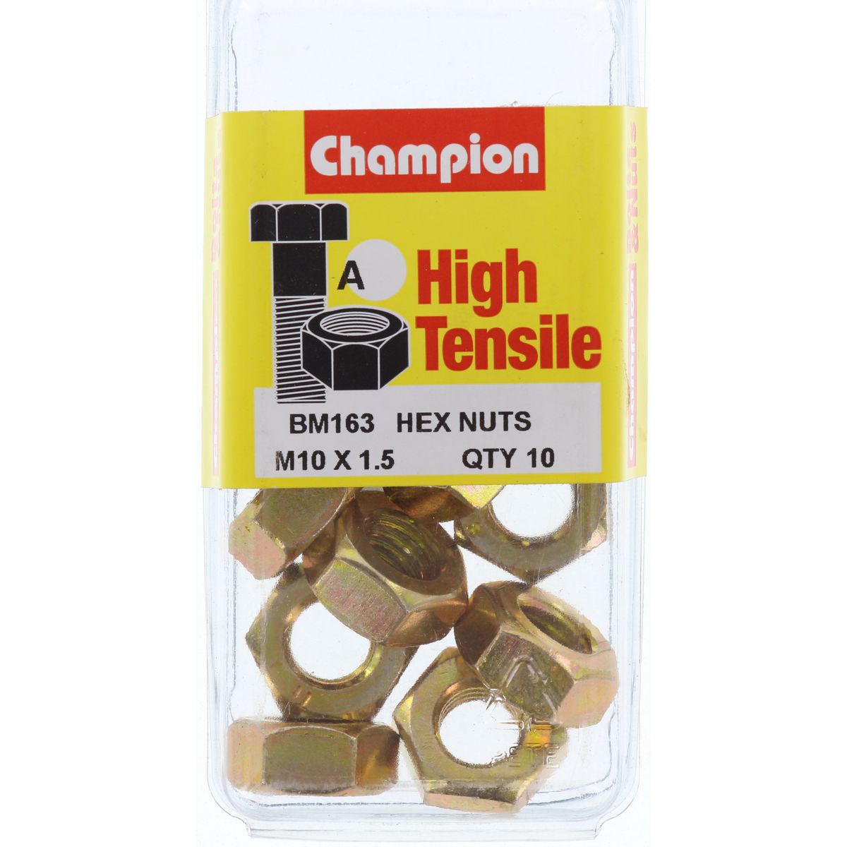 Champion Nut Pack Metric M10x1.50 BM163