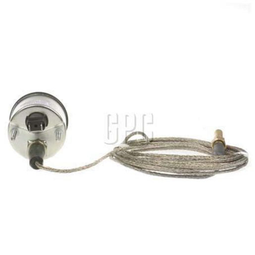 VDO Water Temperature Gauge Mechanical 40-120deg C 400mm Tube Length 52mm Round 180077021