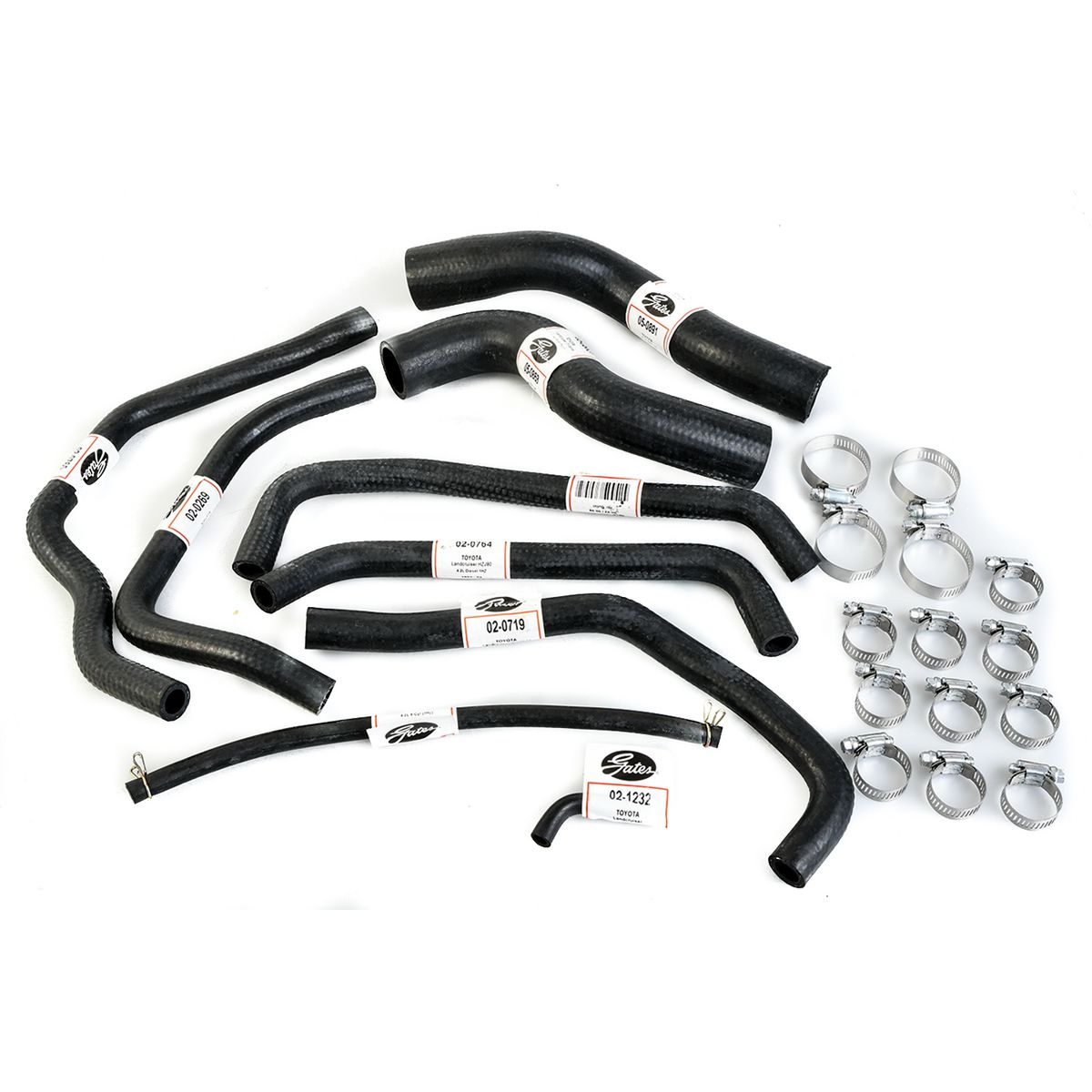 Gates Radiator Hose Kit (Pair) 07-0013