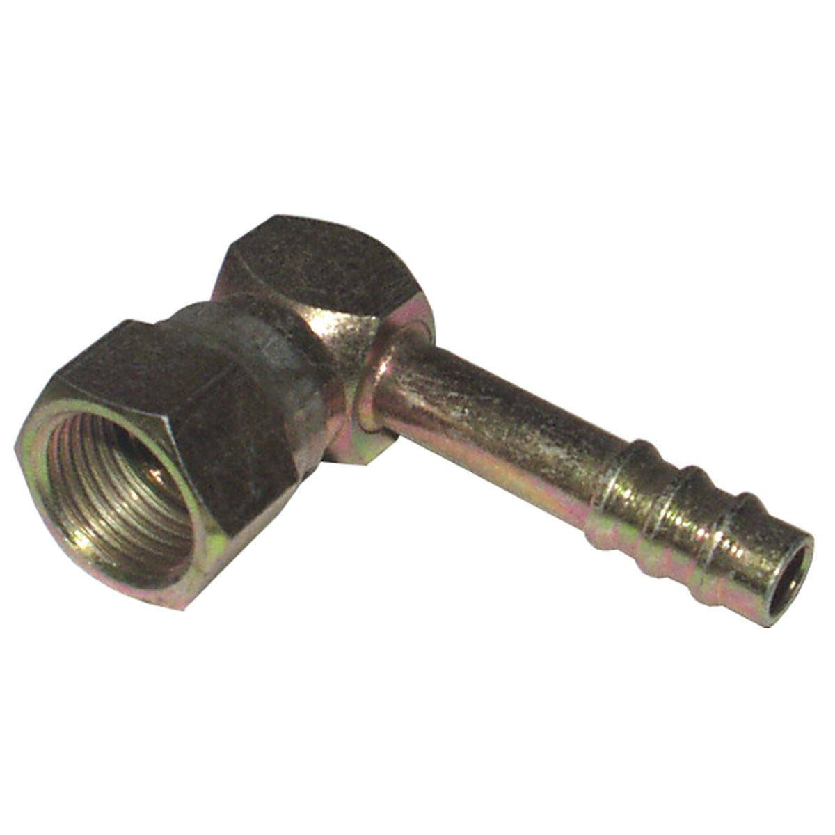 OEX Ryco Steel Fitting # 6 Female Flare - Barb #6 90 STX1121